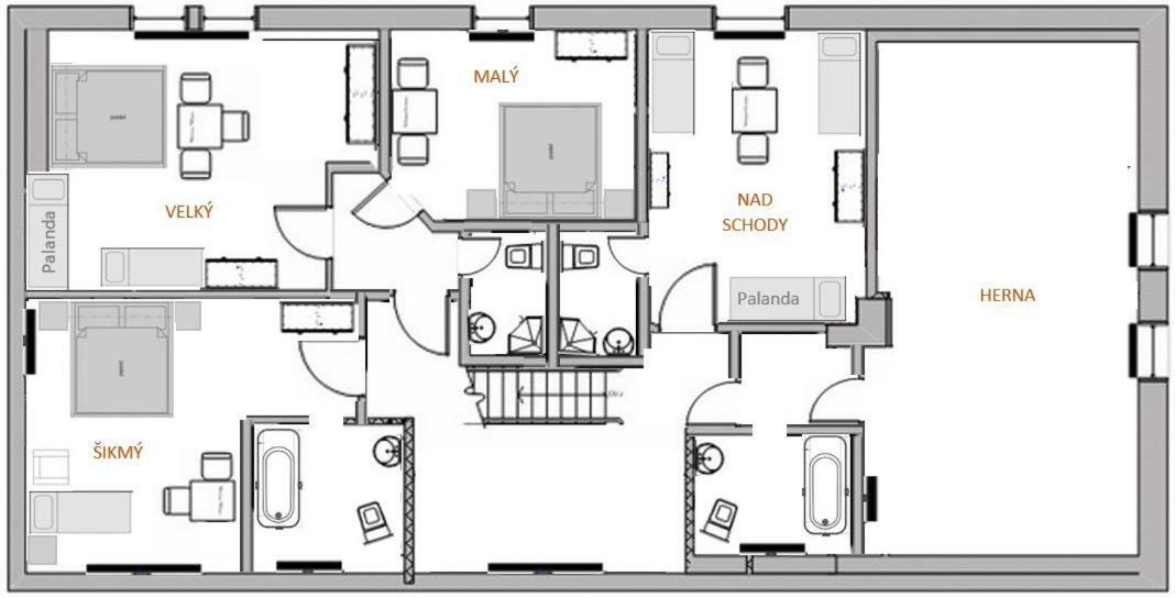 Kovaruv Mlyn Apartment Stachy Exterior photo